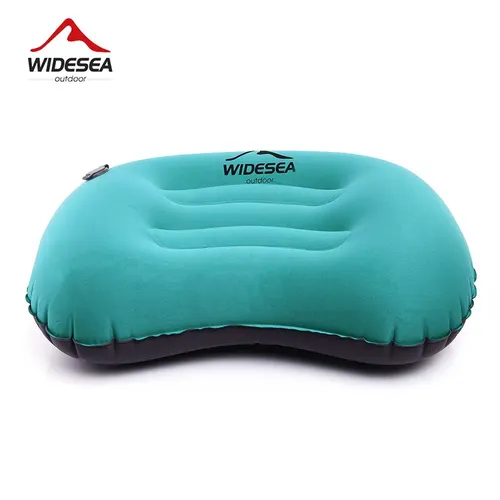 Widesea-almohada inflable portátil, equipo de acampada, cojín de aire plegable y comprimible, equipo de protección para dormir para turismo al aire libre