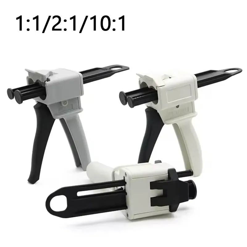 Hot Sale 50ml 1:1 2:1 10:1 Ratio Two-component Manual Epoxy Adhesive Resin Dispenser. Epoxy Resin AB Glue Gun