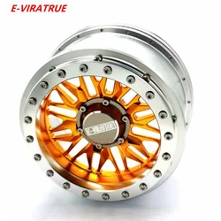 E-VIRATRUE Aluminum Wheel For Losi DBXL-E 2.0&GAS /TRAXXAS XRT/XMAXX/Kraton/Outcast&30 Degree North truck1/5 (4pcs)