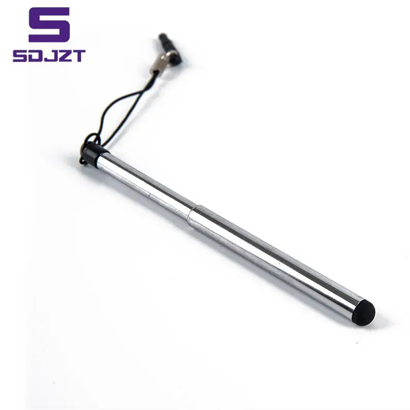 Caneta Universal Touch Screen Retrátil, Caneta Stylus Capacitiva, Smart Phone Tablet