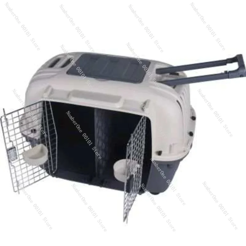 

Aviation case with skylight small, dog cat air travel bag consignment box pet out bag pet supplies