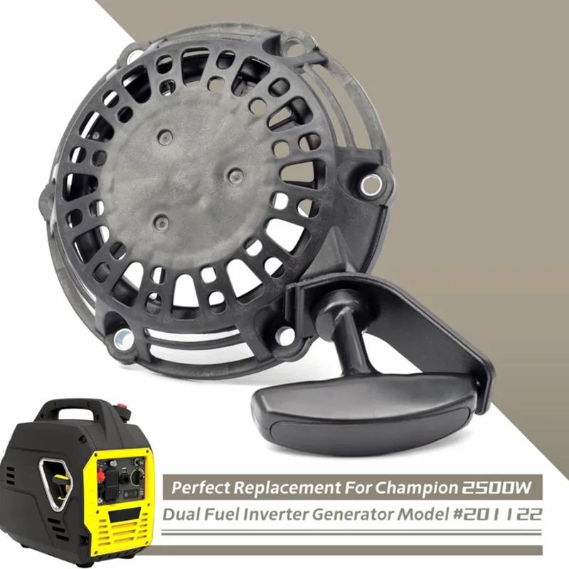 GT-148 Recoil Starter for Champion 2500 Watts 2500W Inverter Generator & Ryobi Models # 100075051-0001 636996002