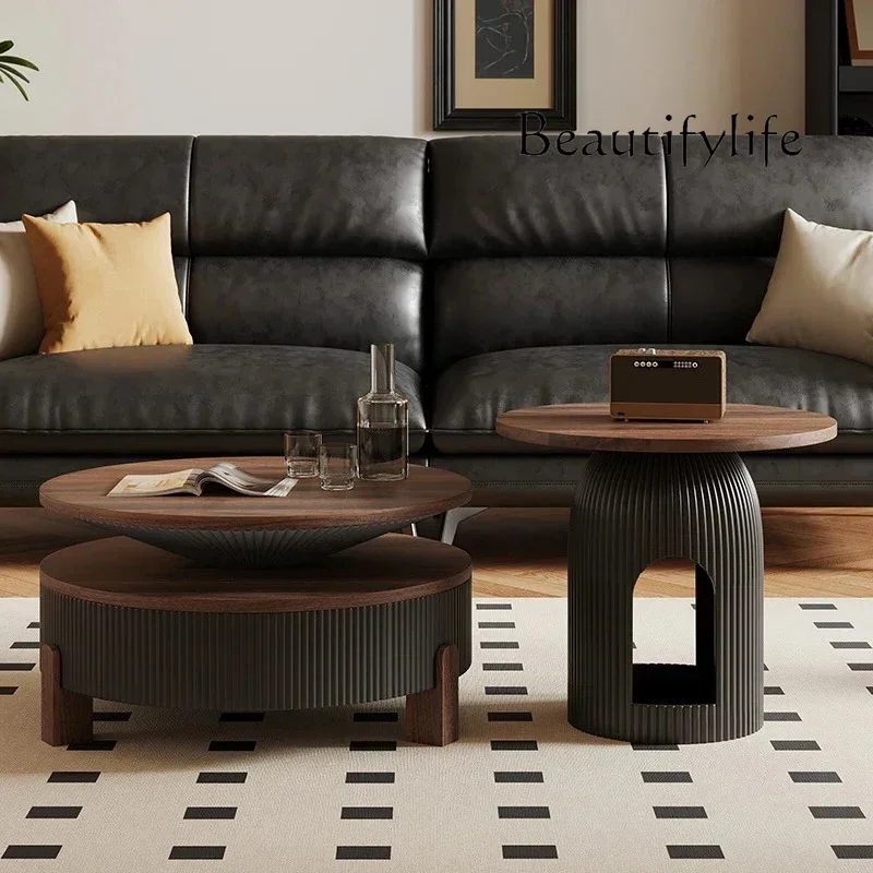 XX Coffee Tables Drawers Luxury Modern Design Aesthetic Oval Unique Coffee Tables Minimalist Storage Kaffee Tische Salon Furnit