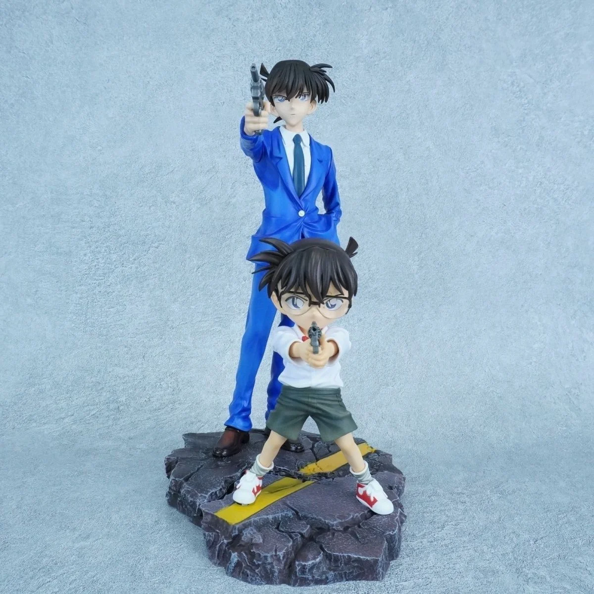 Auf Lager Conan Edogawa Action Figur Conan Figuras Anime Figur Peripherie Manga Gk Statue Modell Ornament Geburtstag Geschenke