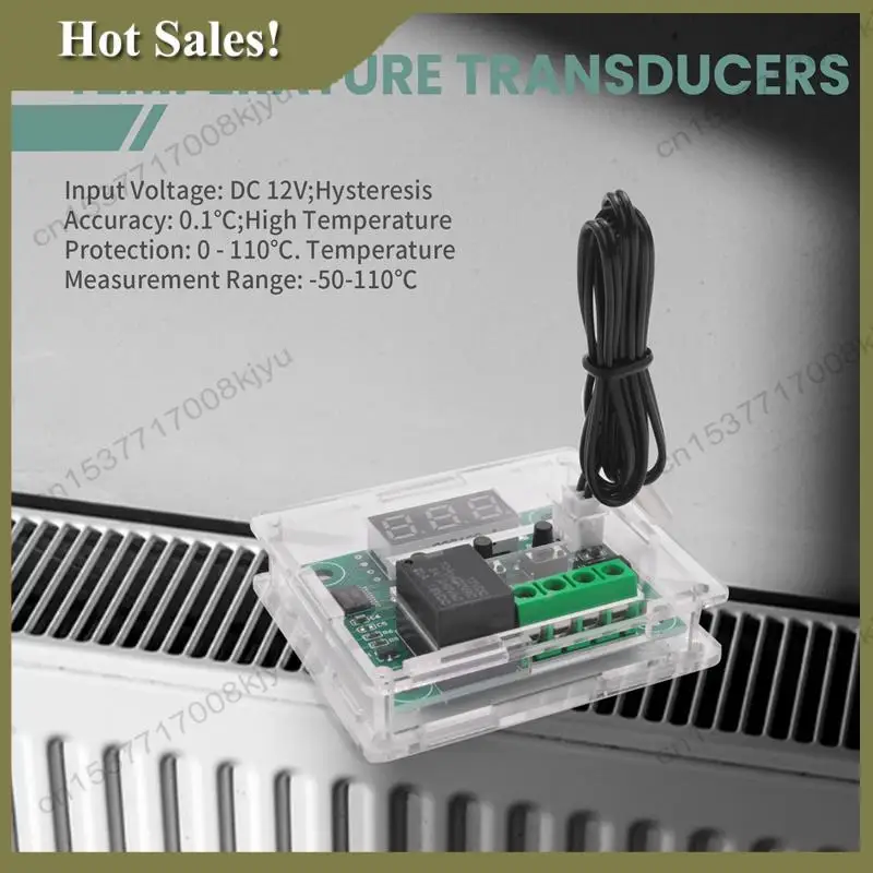 

-A23G 4 шт. W1209 DC цифровой модуль контроллера температуры электронный модуль контроля температуры переключатель с акриловым корпусом