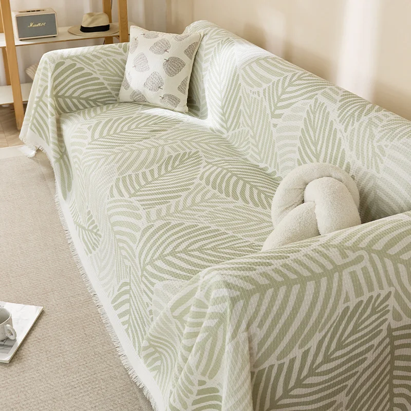 New Sofa Cover for All Seasons, Full Coverage Anti-Cat Scratch Sofa Blanket, Non-Slip Dustproof Slipcover