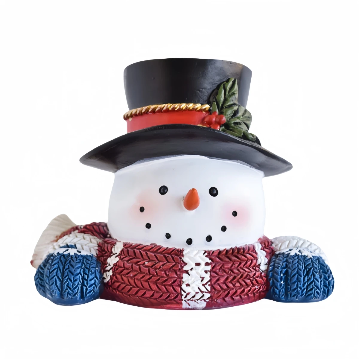 Figuras de natal artesanato resina boneco de neve festivo decoração lembrança festiva fontes de festa natal