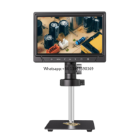 351-B 1600x 12mp 7inch Ips Screen Microscope Manufacturer Electronic Magnifier Optical Digital Microscope for Soldering
