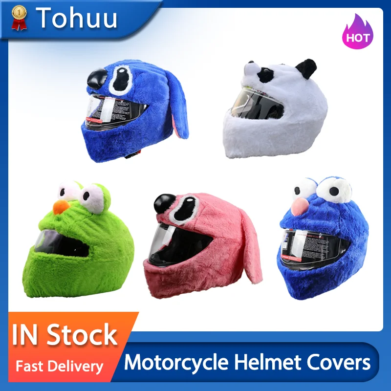 Juste de casque de moto avec point de grenouille pour enfants et adultes, glouton de dessin animé, housse de vélo de course, Krasno-Cartoon, livraison directe