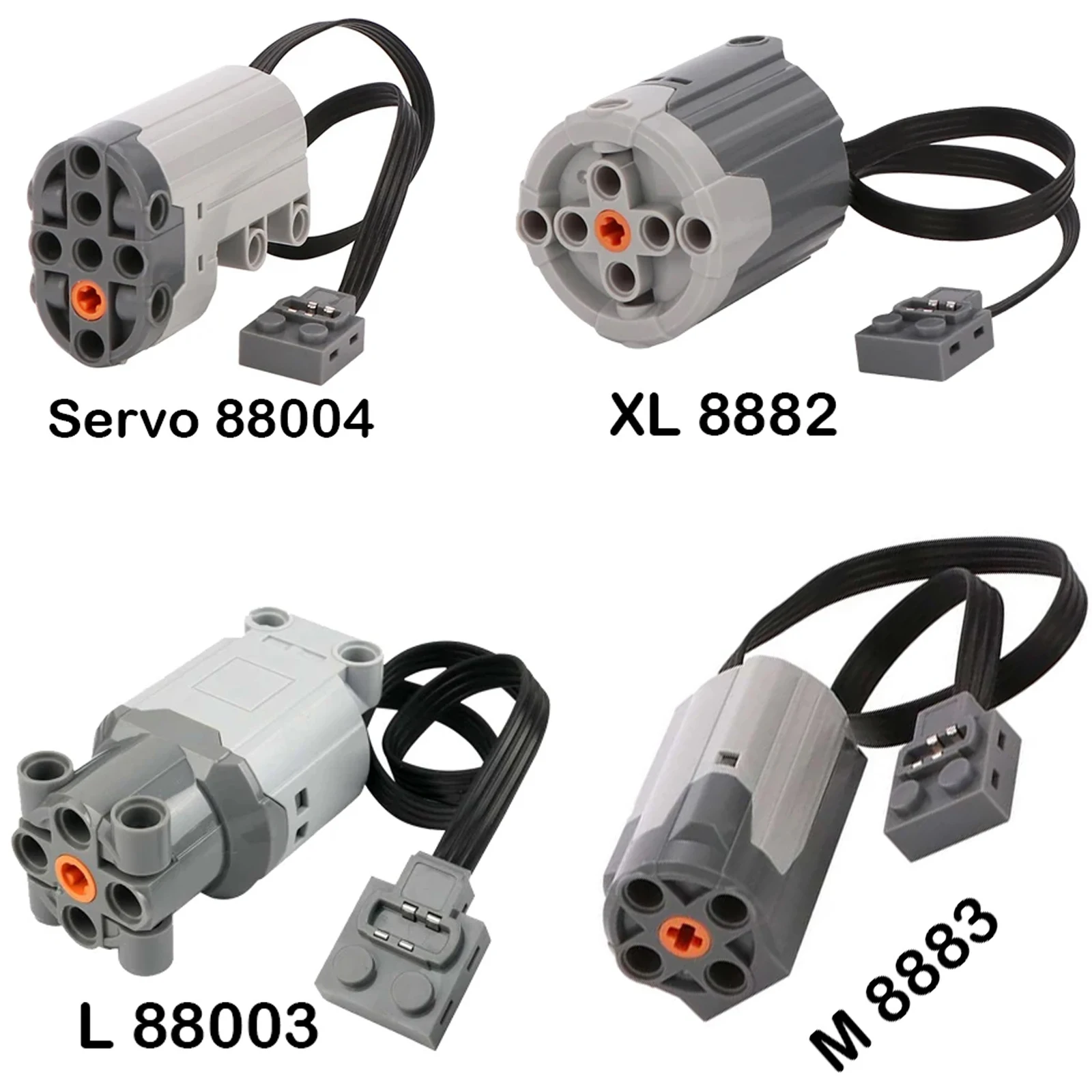 Power Functies M L XL Motor Servomotor Technisch onderdeel 8882 8883 88003 88004 MOC Bouwsteenspeelgoed Compatibel met Legoeds-auto - afbeelding 2