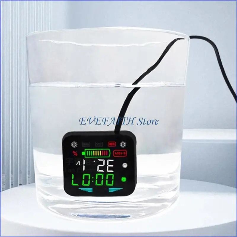 

124B Voltmeter Tester Battery Detector DC9-100V Battery Capacity Lead-acid Lithium Battery Capacity Meter