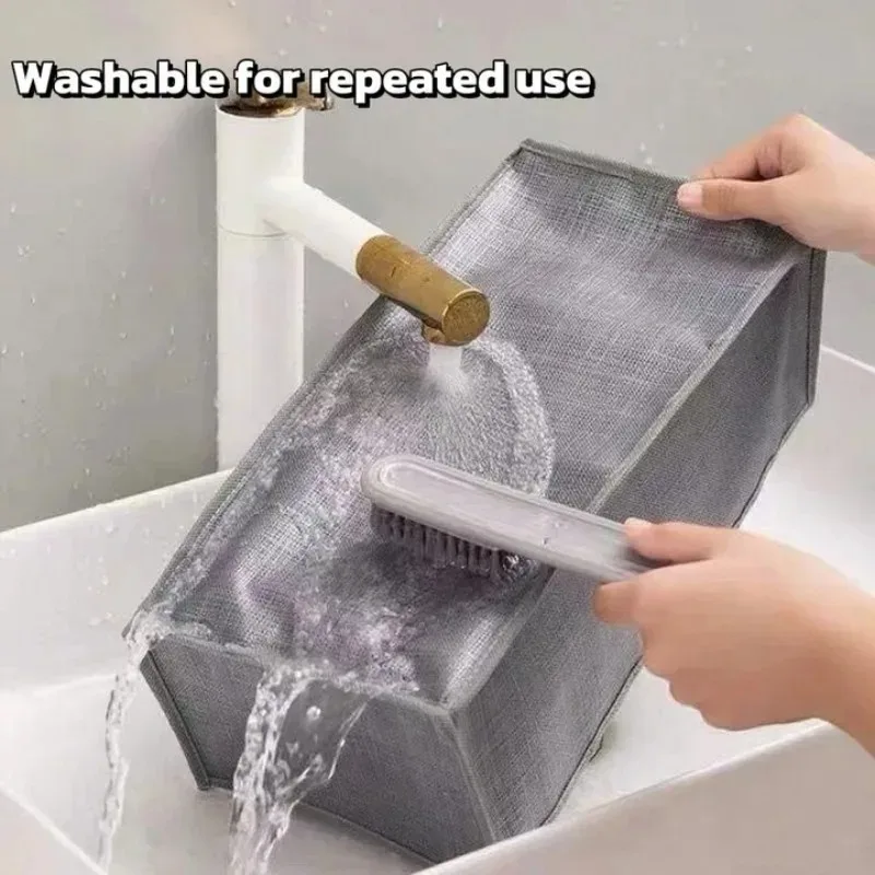 قطعة واحدة من حاوية تخزين الدنيم والسترات - حقيبة تنظيم منزلية مريحة لفرز الملابس - صندوق تخزين مثالي في المهجع