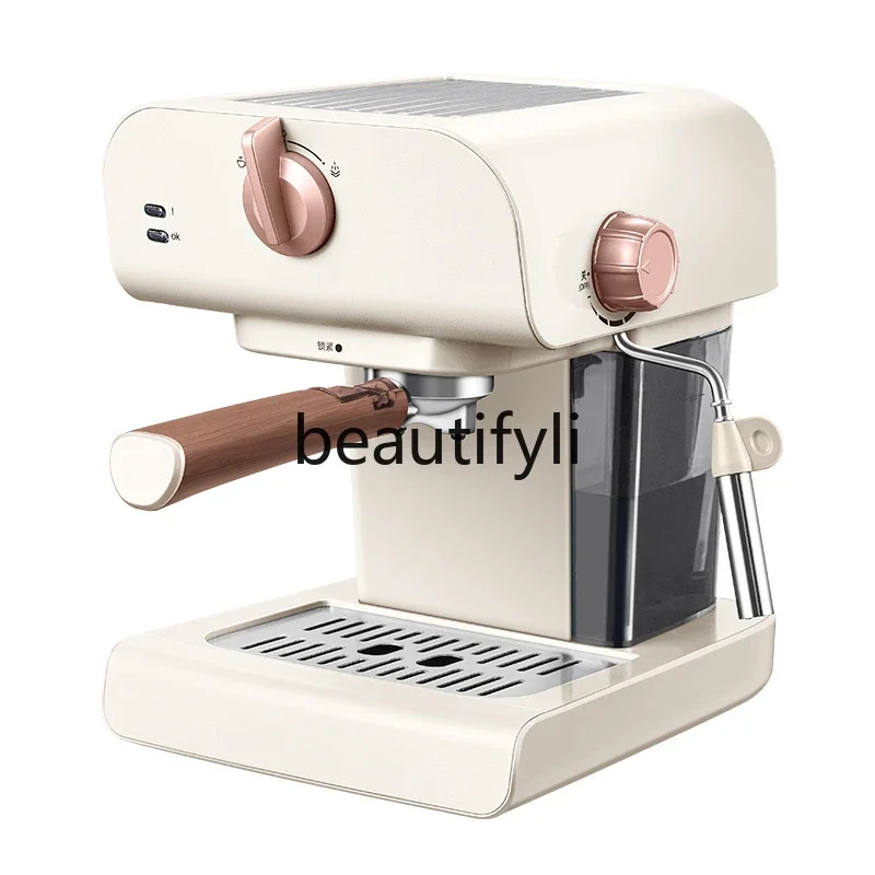 

Italian coffee machine household small steam milk foam machine