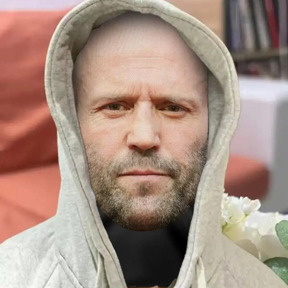 

Визуальная маска на все лицо с 3D принтом, реалистичная маска для лица знаменитостей, реквизит, костюм для вечеринок, косплей