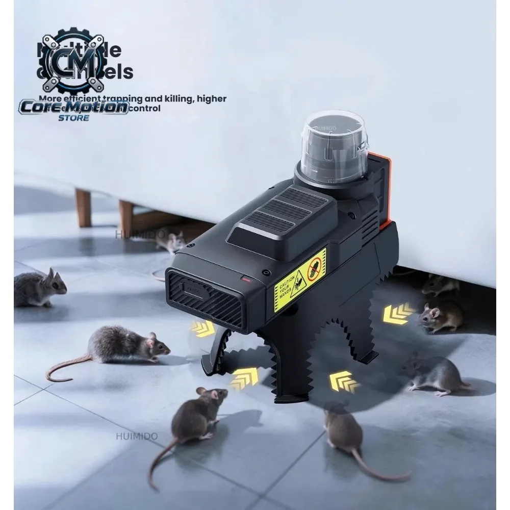 Electric Mouse Control Device High Voltage Battery Operated Household Rat Catcher Controller Cordless Mice Rodent Indoor Pest
