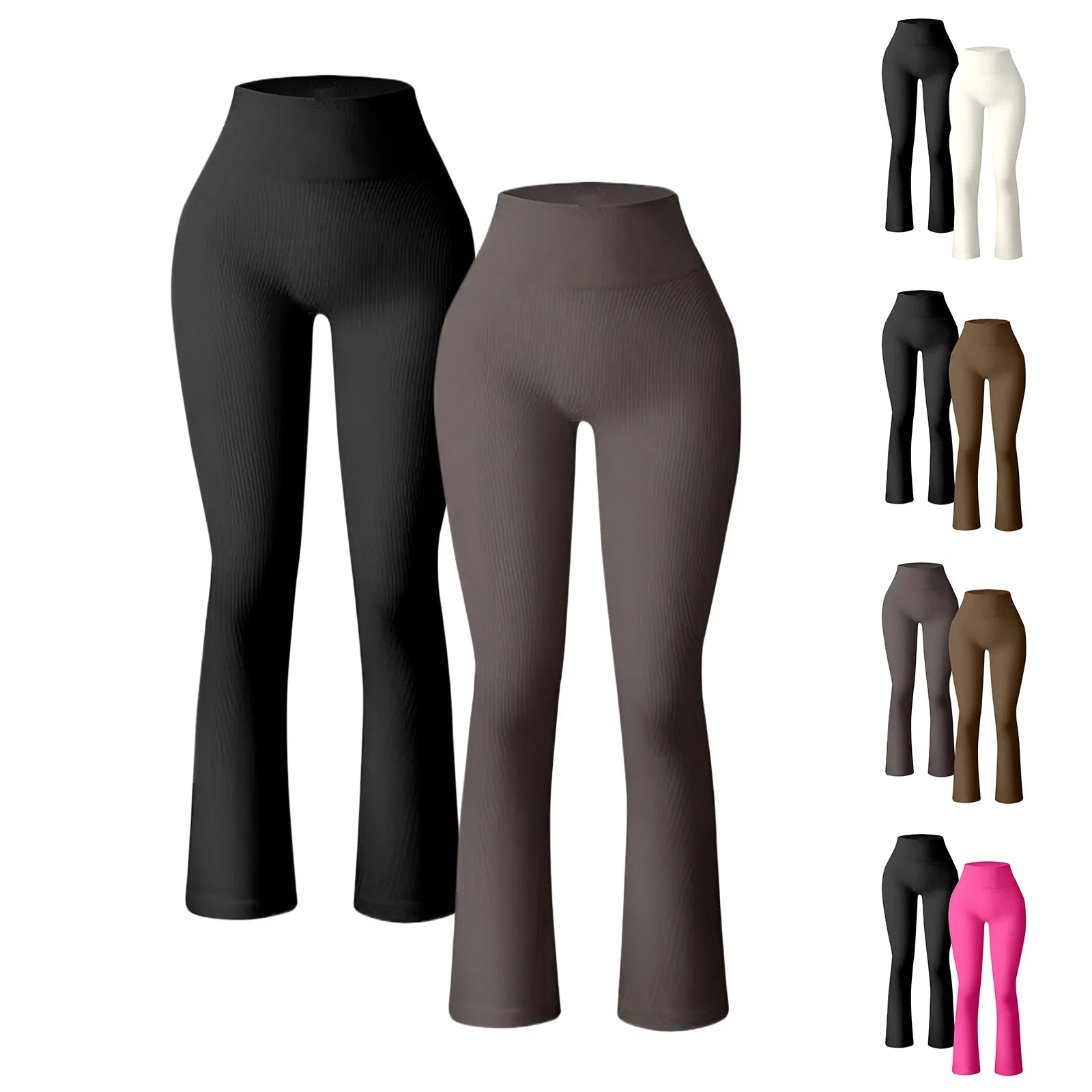 

Ribbed Seamless Sport Leggings Lady Elastic High Waist Running Tights Push Up Slim Fitness Gym Leggings Women Yoga Workout Pants