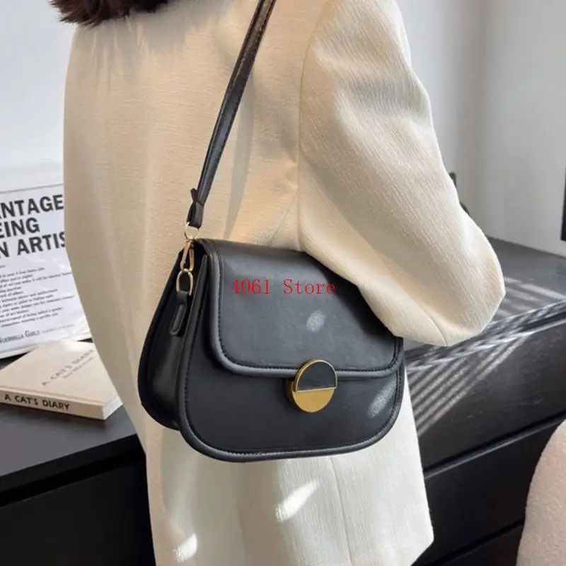 Womens PU Shoulder Bag Fashion Crossbody Bag Small Square Handbag Bag Color-Block Underarm Bag Lady Spring Bag