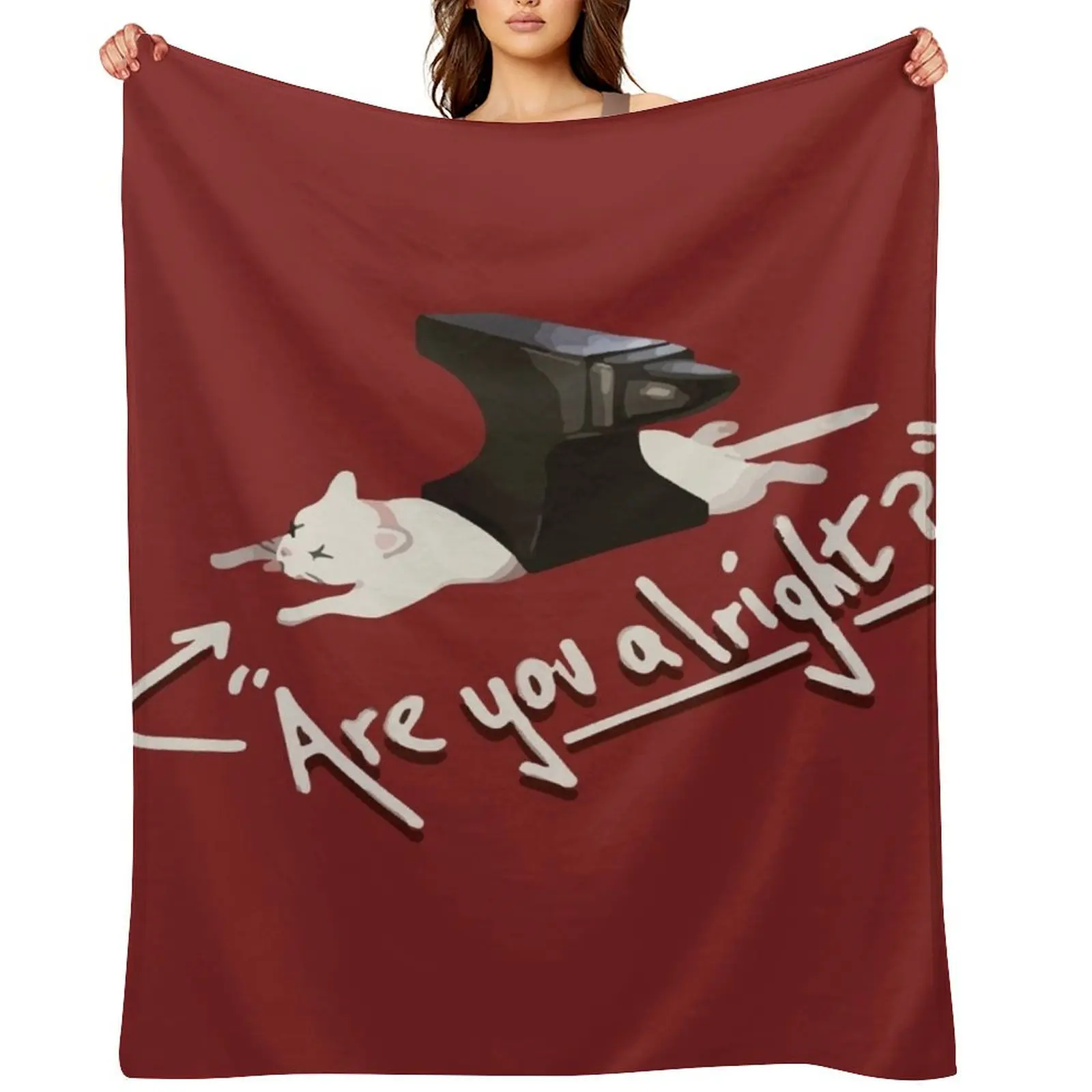 

Are you alright Lovejoy Throw Blanket Soft Plush Plaid Personalized Gift Luxury Thicken christmas gifts Blankets