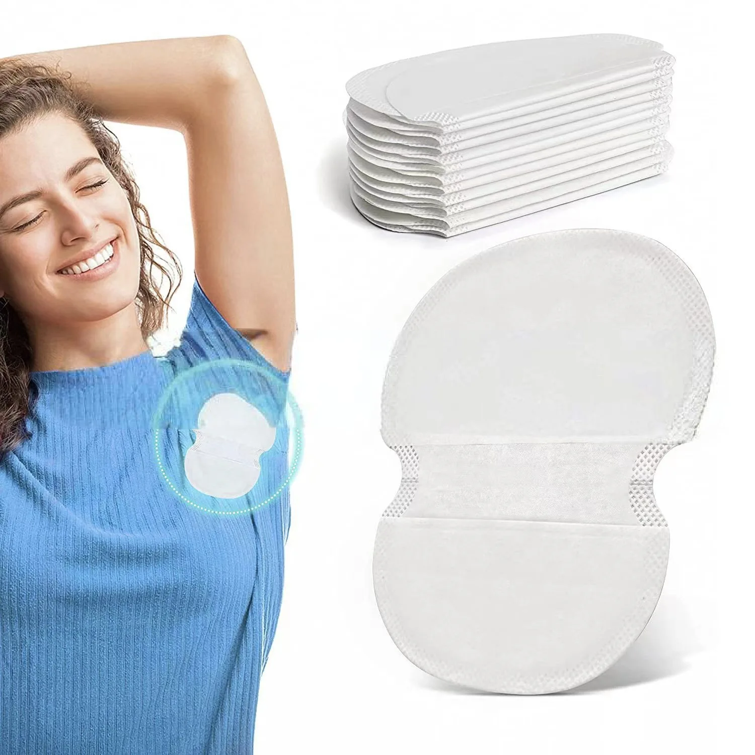 10/20/50 Pcs Disposable Armpit Sweat Pad Summer Underarm Sweat-absorbing Patch Armpit Absorb Sweat Deodorants Paster Shield Pads