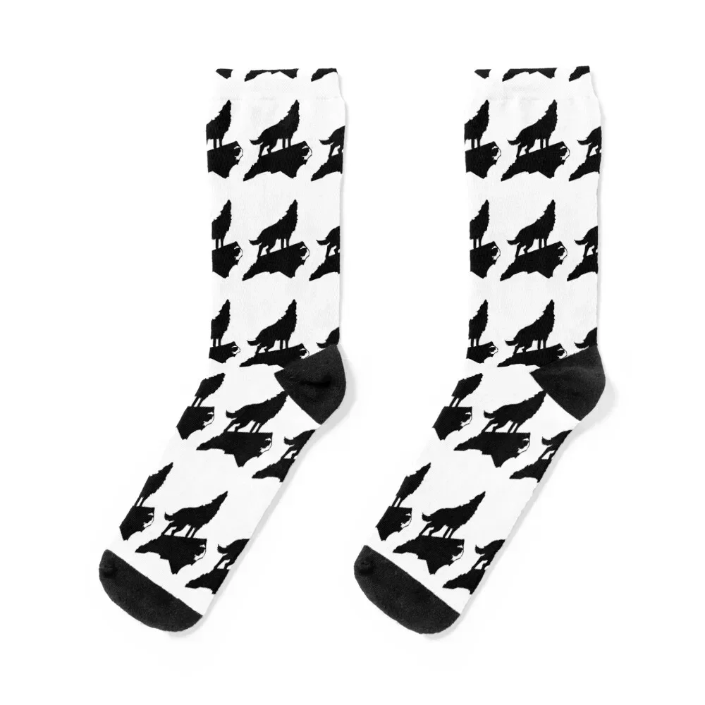 

Howling NC Wolf Socks Hiking boots Thermal man winter anti slip football valentine gift ideas Man Socks Women's