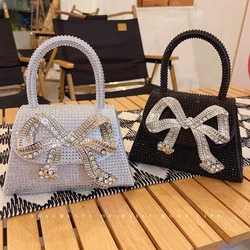 Luxury Bling Square Bag Women's Handbag Glitter Shiny Rhinestones Diamond Evening Bag Wedding Party Clutch Purse Shoulder Bag