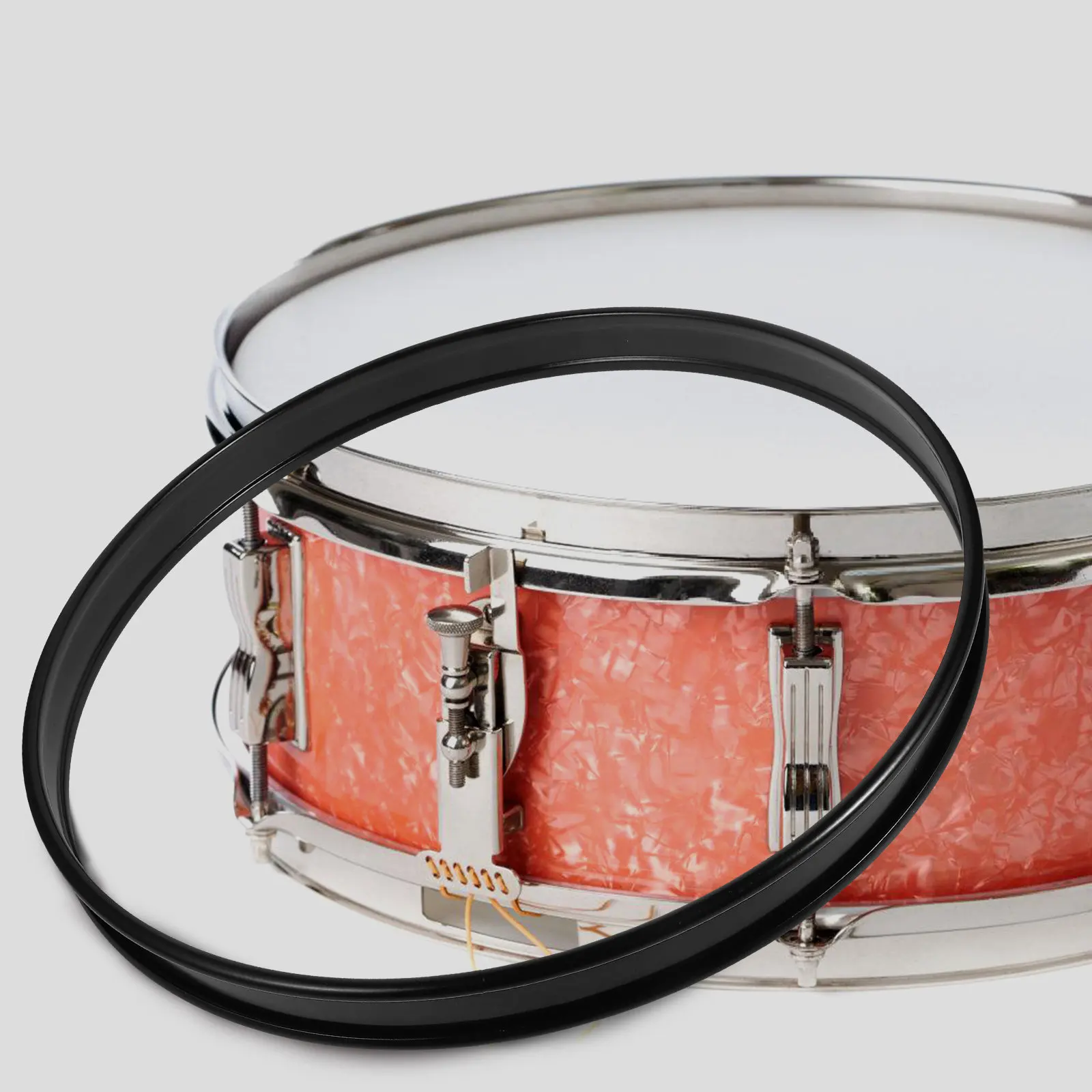 

16-дюймовый обод для бас-барабана: стильный, окрашенный металлический фланец для ударных инструментов, надежная запасная часть для барабана