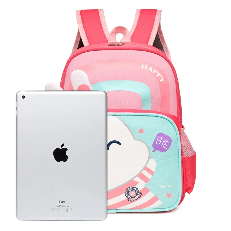 Primary Girls Rabbit Boys Lion Animal Backpacks 2022 New Cute Grade 1-3 Children Students Cartoon School Bags Mochila All-match