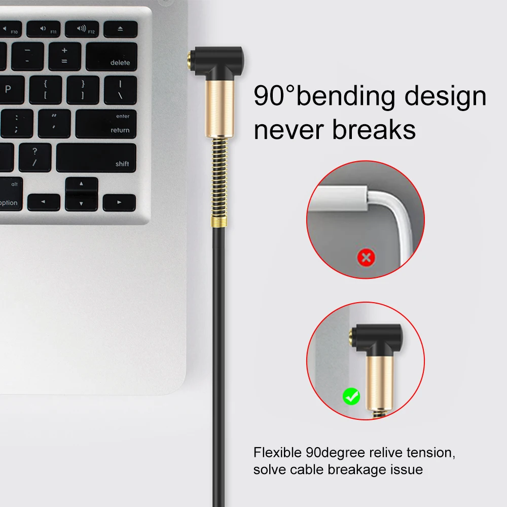 ZOGUO HIFI 3.5mm Jack AUX Cable with Microphone Stereo Audio Male to Female 90 Degree Extension Cable for Speaker Car Xiaomi