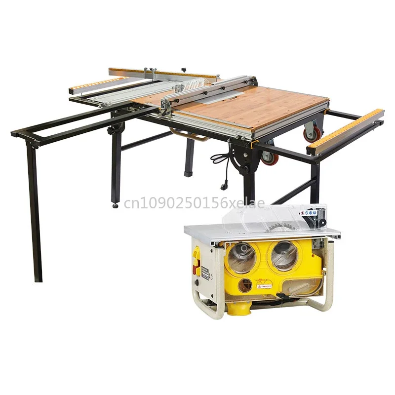 New Multifunctional Woodworking Wood Kit Dustless Cutting Saw Folding Miter Table Saw DIY Tools Electric Panel Saw