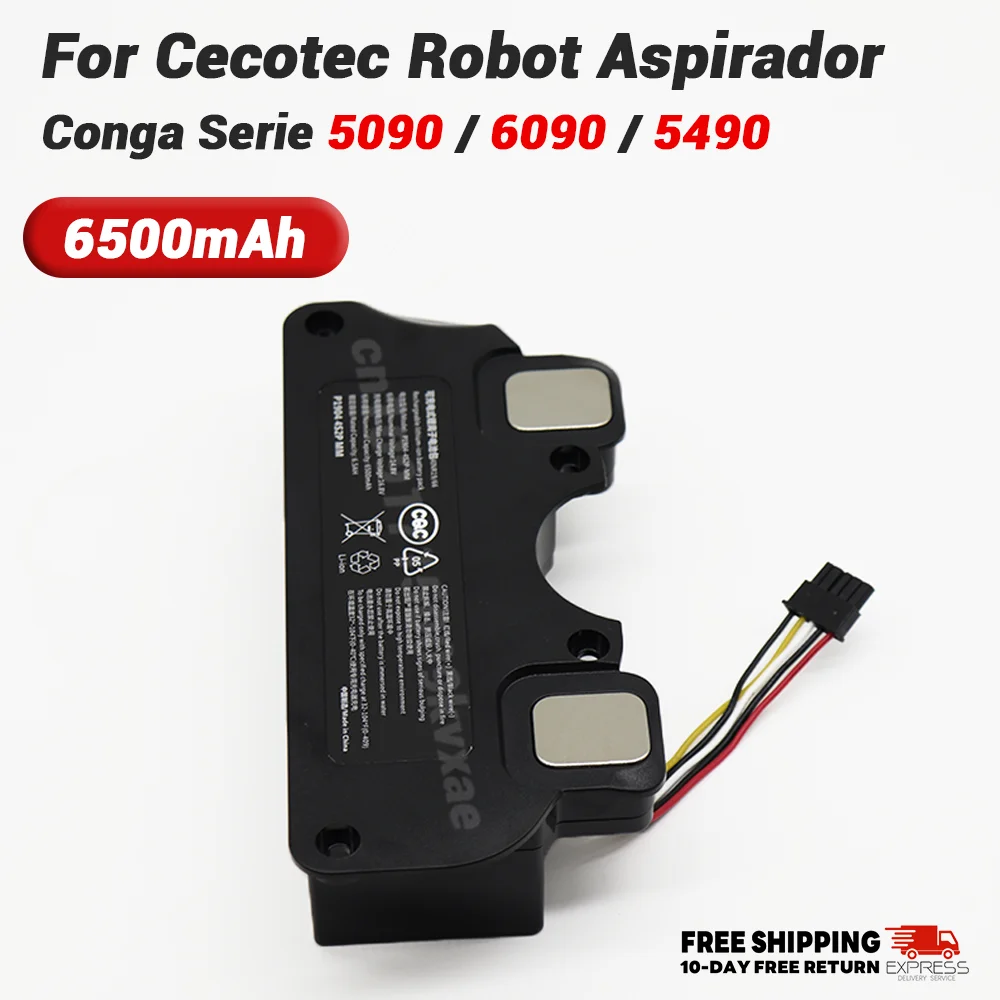 عالية الجودة بطارية ليثيوم أيون CECOTEC CONGA 5090 6090 5490 التطهير روبوت بطارية حزمة Netease التصنيع الذكي NIT نموذج