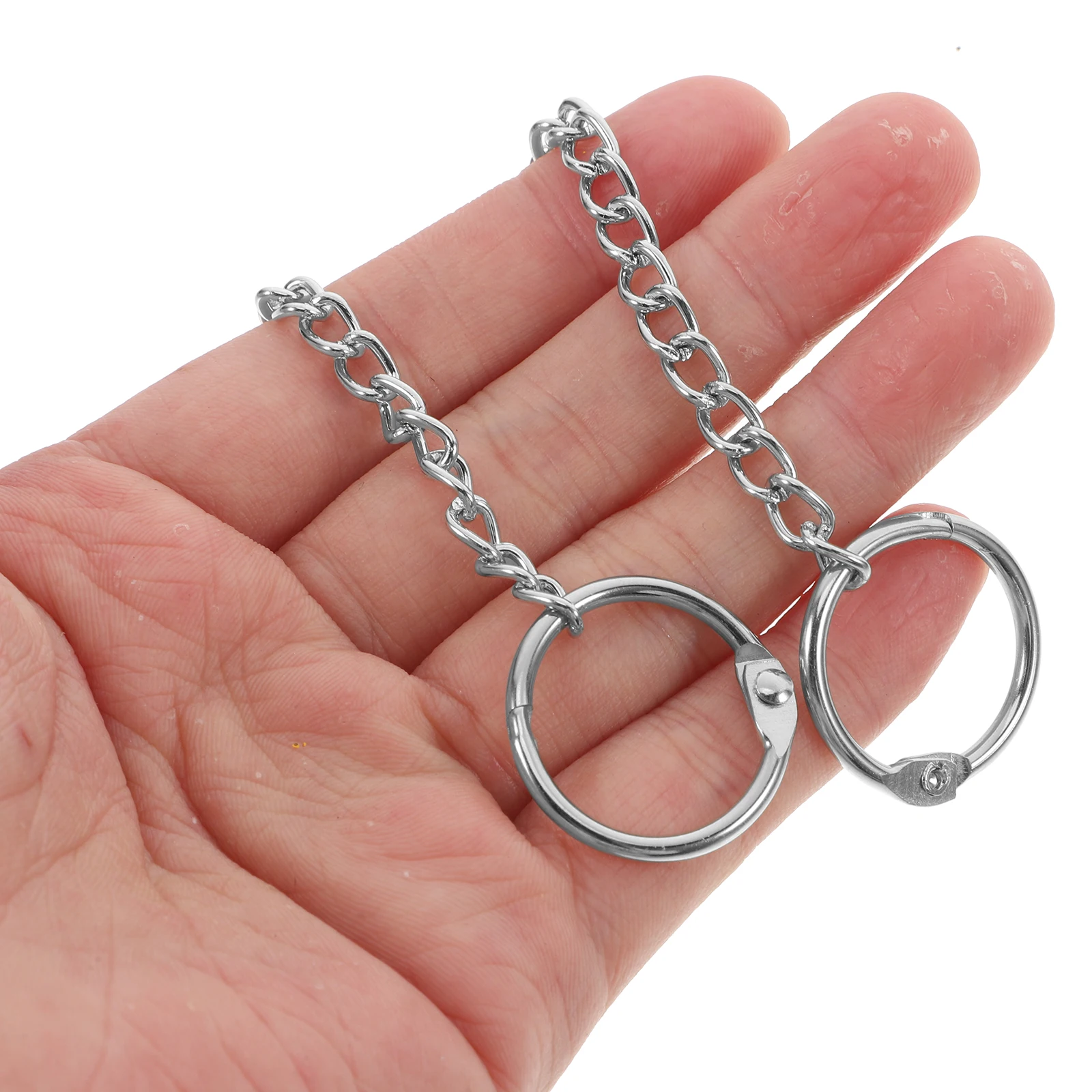 

10Pcs Metal Chain for Hanging Pictures Stained Glass Window Panels Suncatchers Bird Feeders Planters Lanterns Wind Chimes