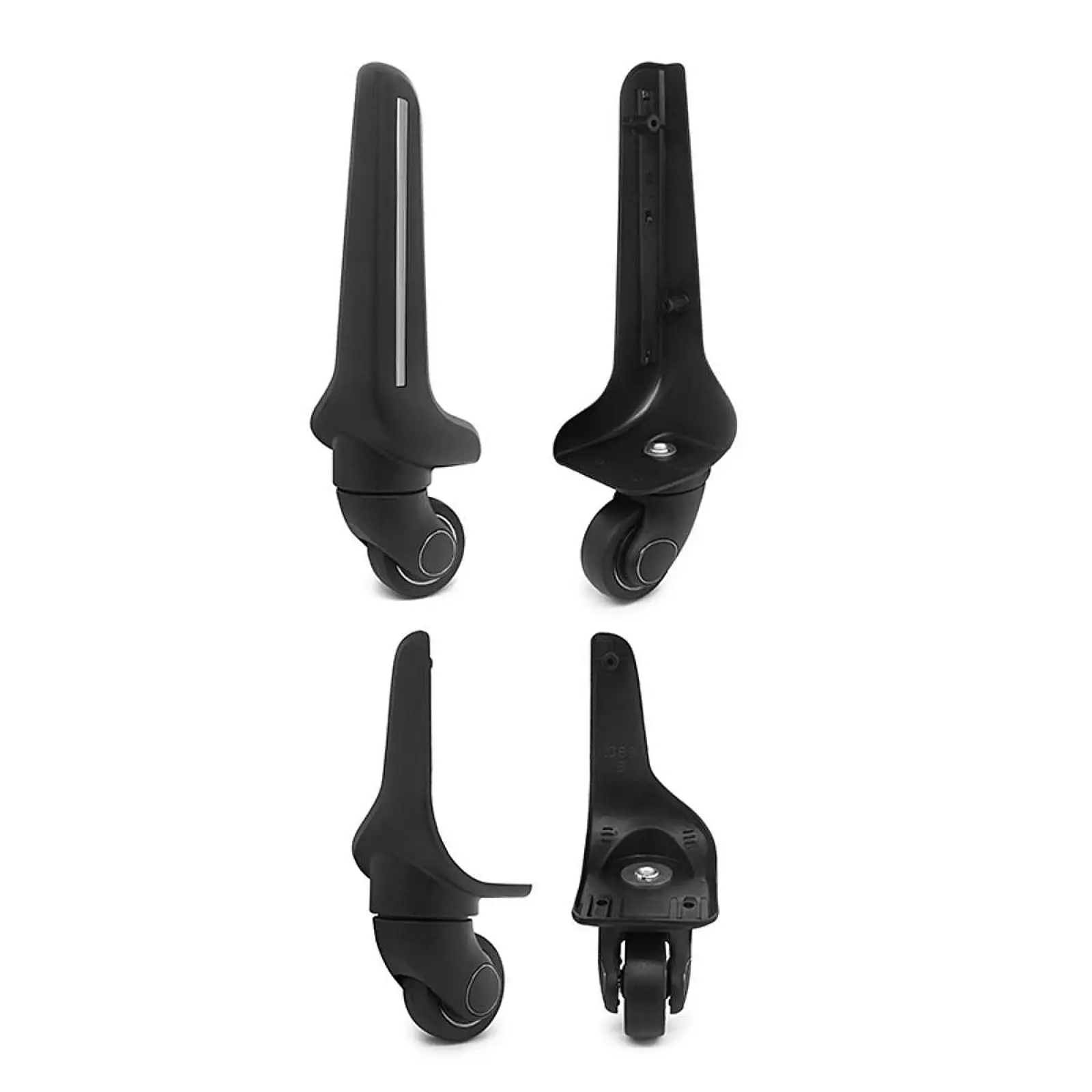 

Durable Swivel Luggage Wheels Replacement Kit Smooth Rolling Suitcase Casters for Travel Wheeled Bags
