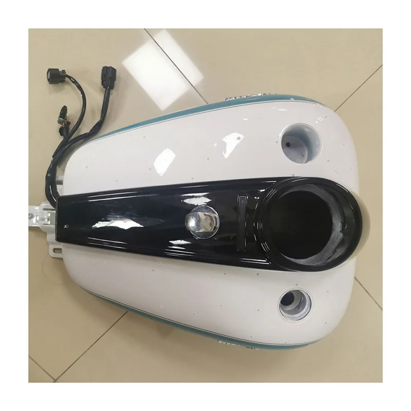 أجزاء ملحقات داش سوداء لامعة مبتكرة غطاء خزان الغاز لوحدة التحكم في الوقود لـ Road King 2008-Up #4