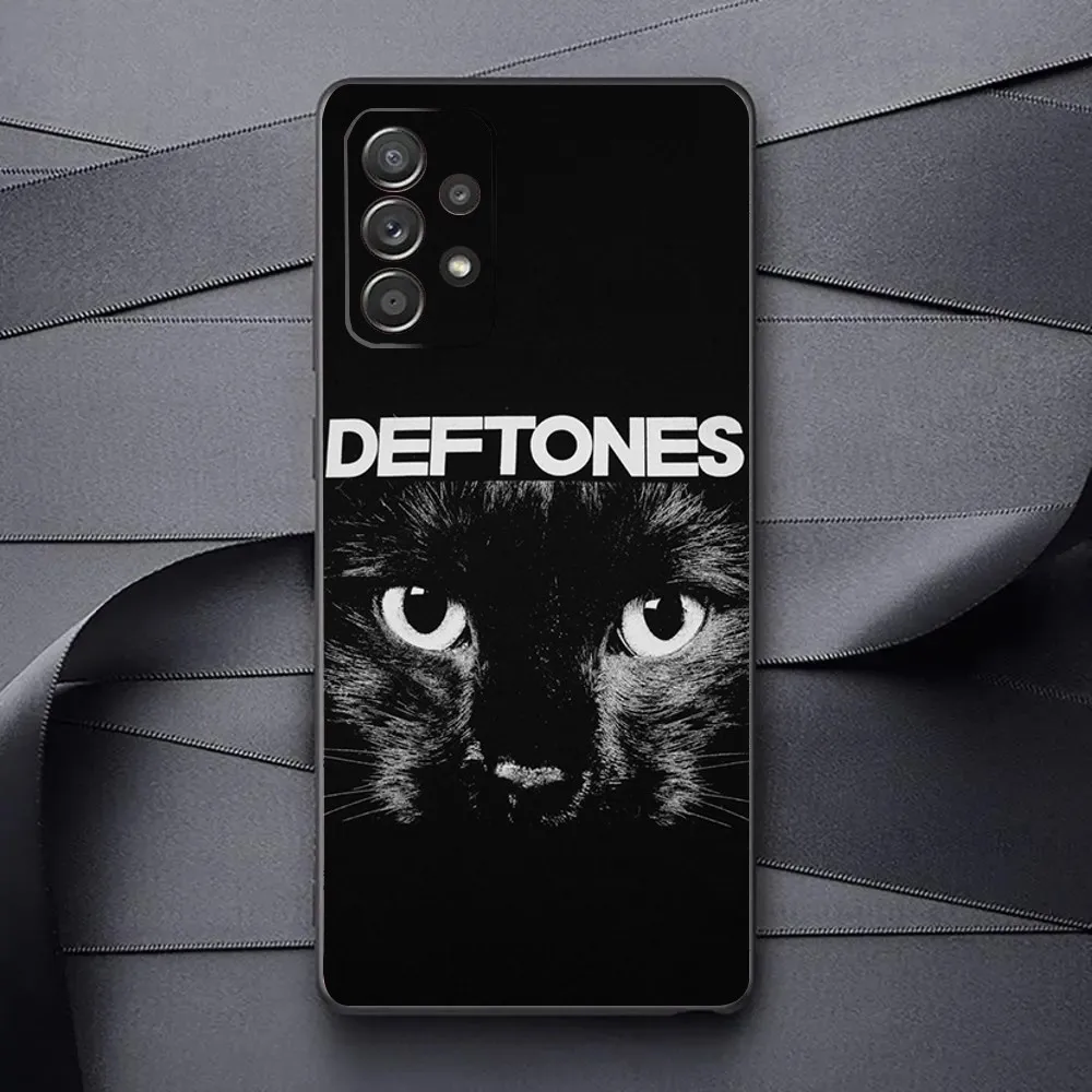 Singer D-Deftones Phone Case For Samsung Galaxy A13,A21s,A22,A31,A32,A52,A53,A71,A80,A91 Soft Black Phone Cover