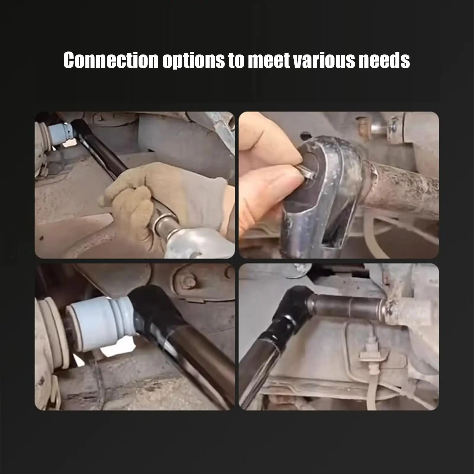 

Автомобильный ремонтный инструмент 3-в-1: Трещоточные ключи, усиленный гаечный ключ-удлинитель, ключ для шиномонтажа для механика