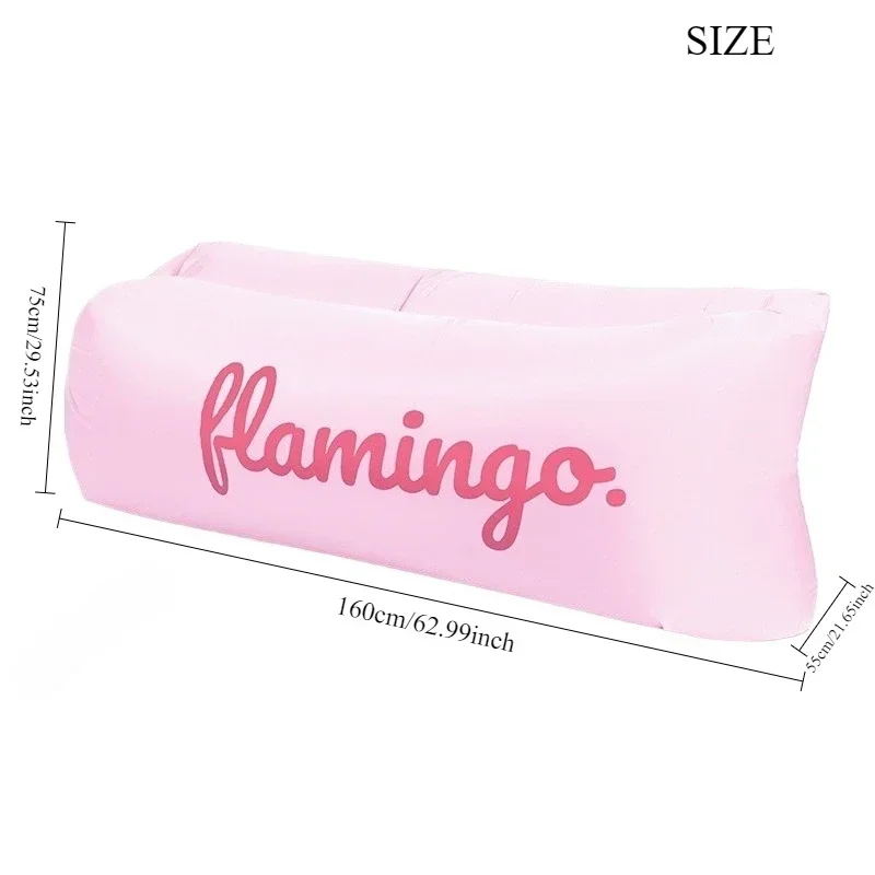 Travel Inflatable Sofa Waterproof Bean Bag Recliner Chair Outdoor Lounger Sleeping Mattress for Picnic Garden Camping Beach Pool image 6