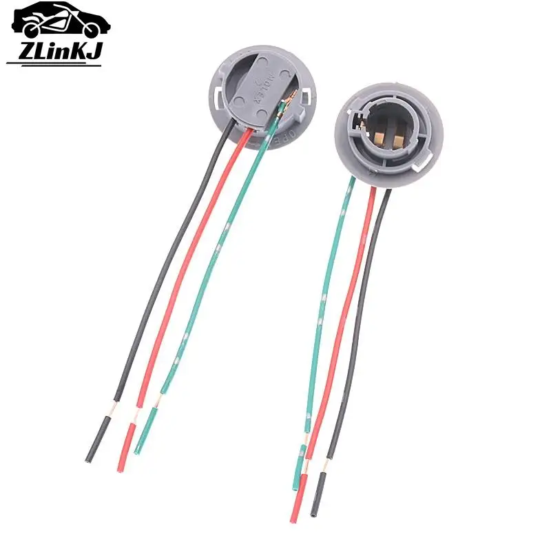1 Buah Lampu Mobil Soket Bohlam 1156 1157 BA15S BAY15D Soket Bohlam Adaptor Lampu Rem Soket Mobil Aksesori Suku Cadang Lampu Mobil