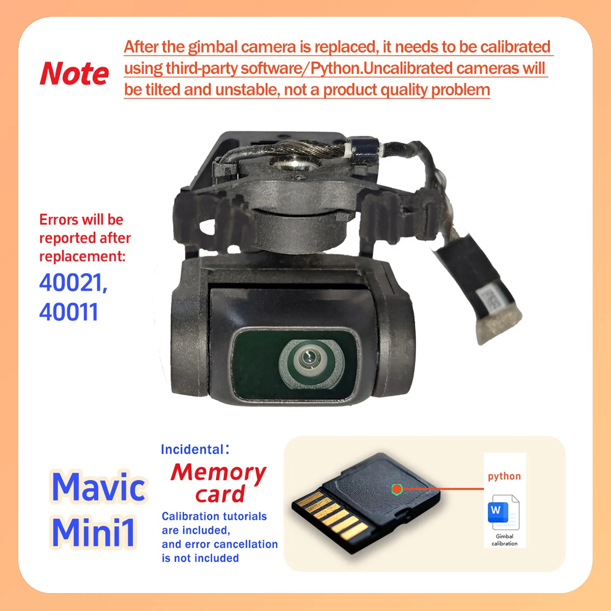 Original Mavic Air 2S Gimbal Motor Mavic Mini 2 SE Gimbal Axis ArmGimbal Arms Repair Parts for Dji Mavic Air 2S Mini Series
