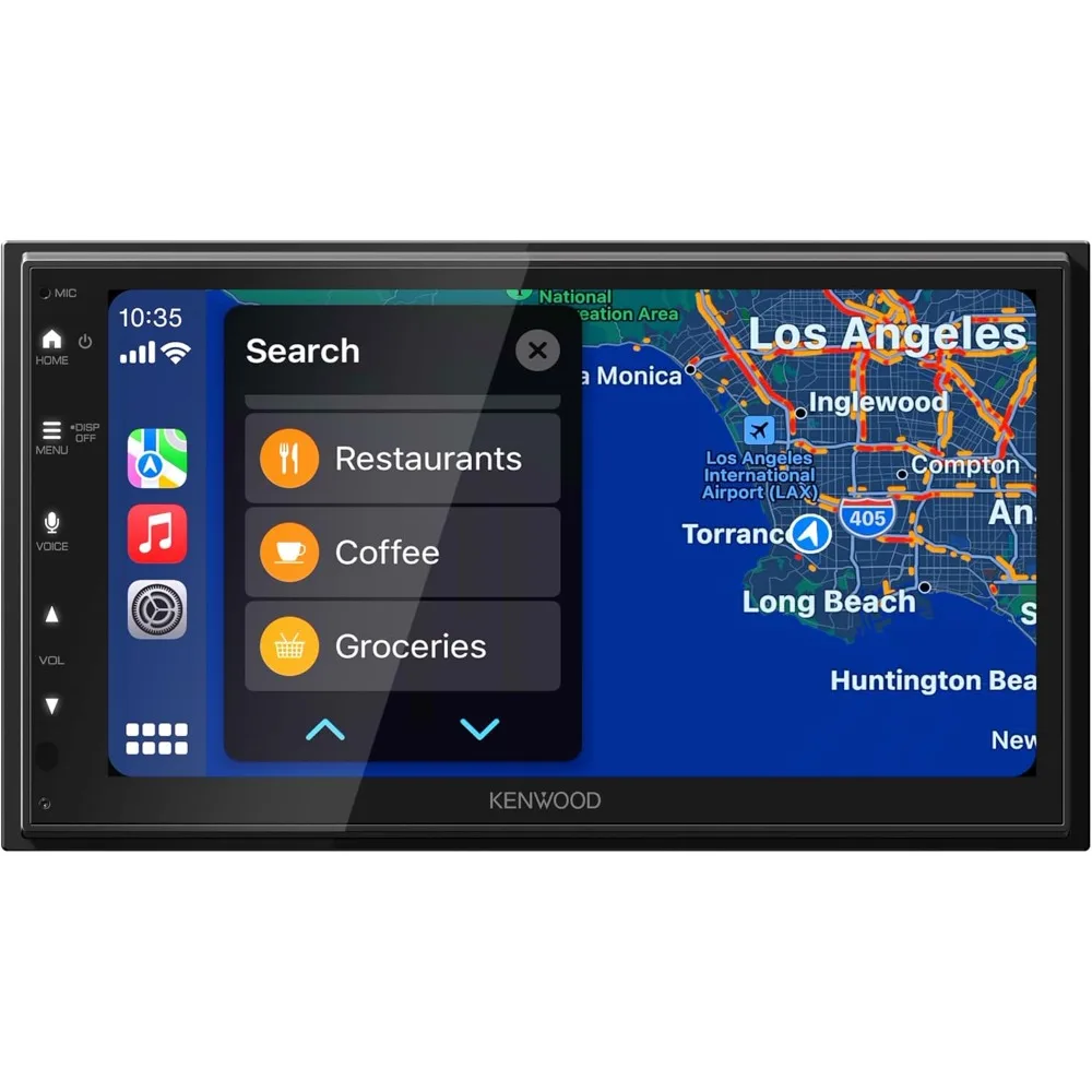 Receptor multimídia digital CarPlay Android Auto Bluetooth Touchscreen USB espelhamento