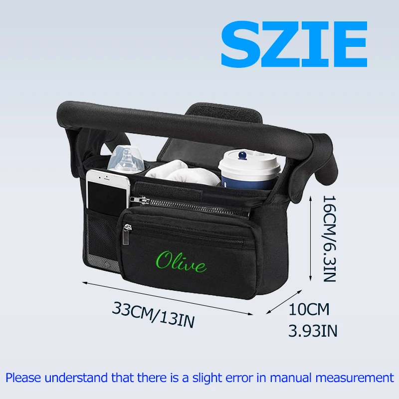 Embroidery Customization / Standard Version, Two Options, Personalized Large-Capacity Storage Bag, Stylish Shoulder Bag, Portable Hanging Storage Bag, Suitable for Outdoor Camping, Compartmentalized Storage, a Great Life Helper!