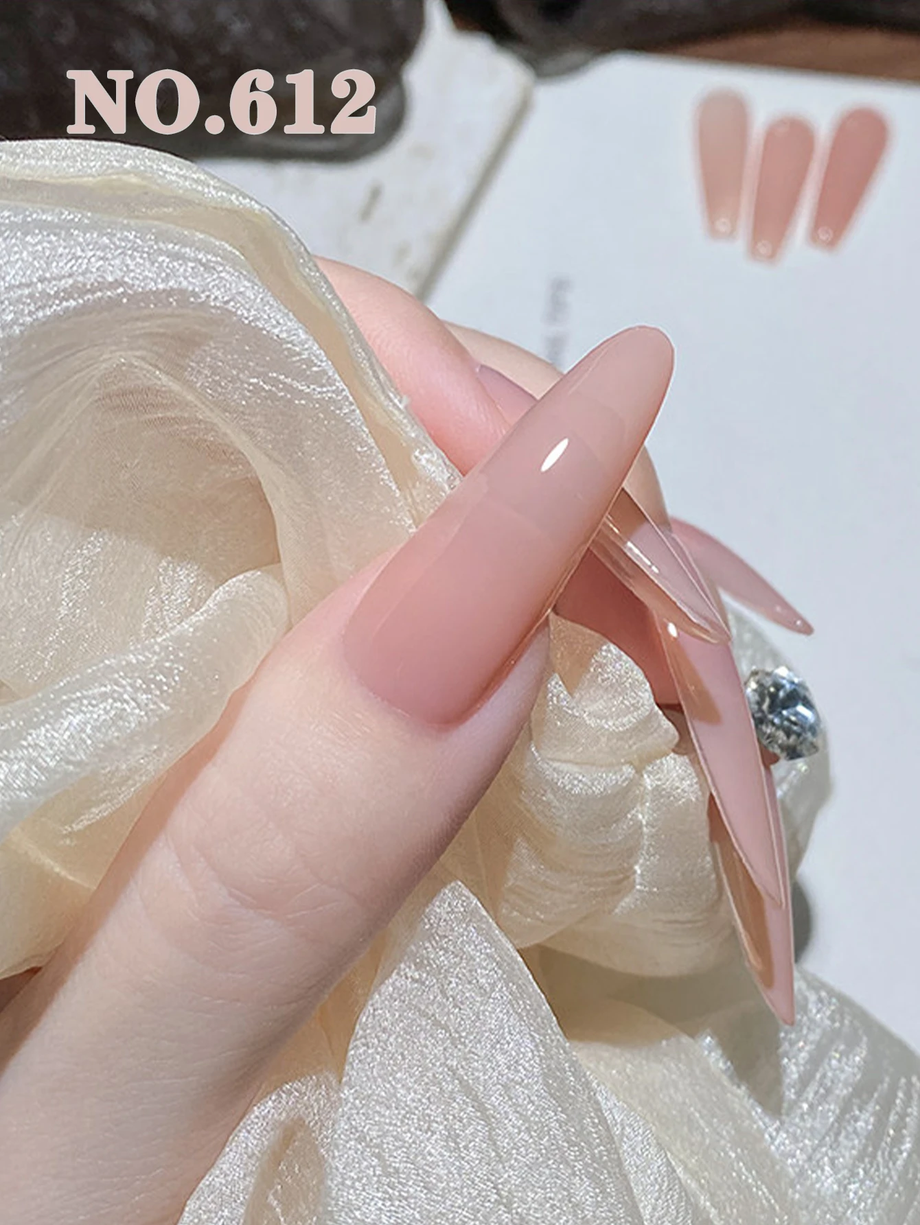 Nail art jade grease ice powder, bare skin ice transparent color, new internet celebrity jelly base, nail mask, nail oil glue