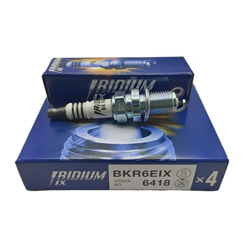 

4/6pcs Iridium Spark Plug 6418 BKR6EIX For Chevrolet Volt Cruze Volvo S40 V40 S60 Mitsubishi Lancer BMW 325i 530i X3 X5 VW Golf