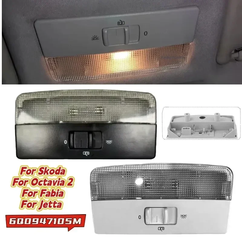 

Car Interior Reading Lamp Light Dome Light For Polo For Gol T5 Caddy For Skoda For Seat For Ibiza 6Q0947105M Replacement