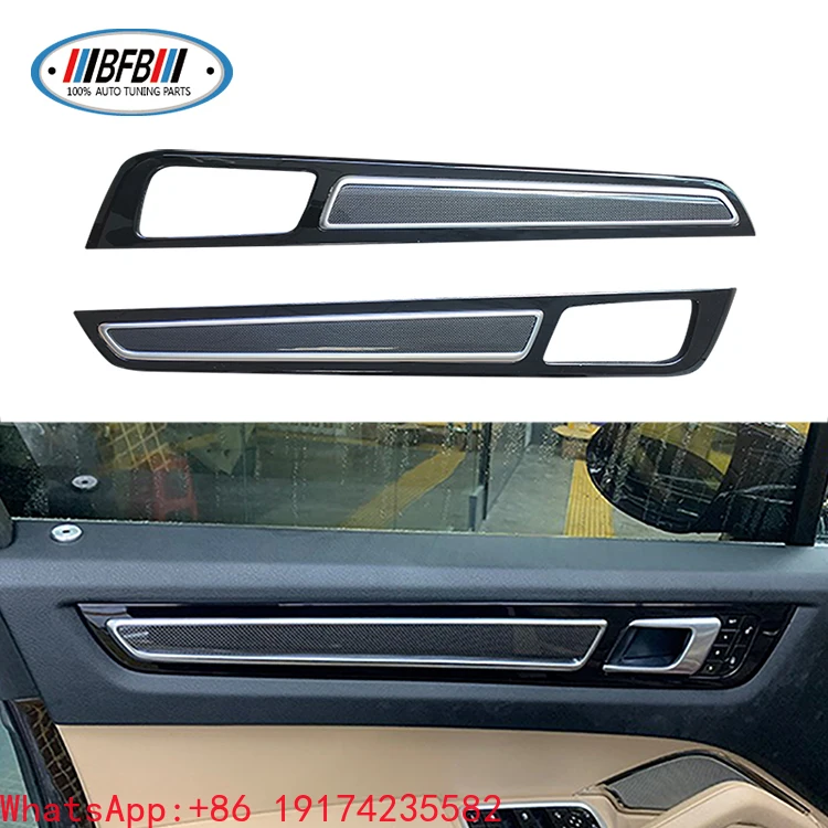 

Carbon Fiber Interior Trim Replacement RHD Replacement Door Panel Dash Cover for Porsche Cayenne 2018 up