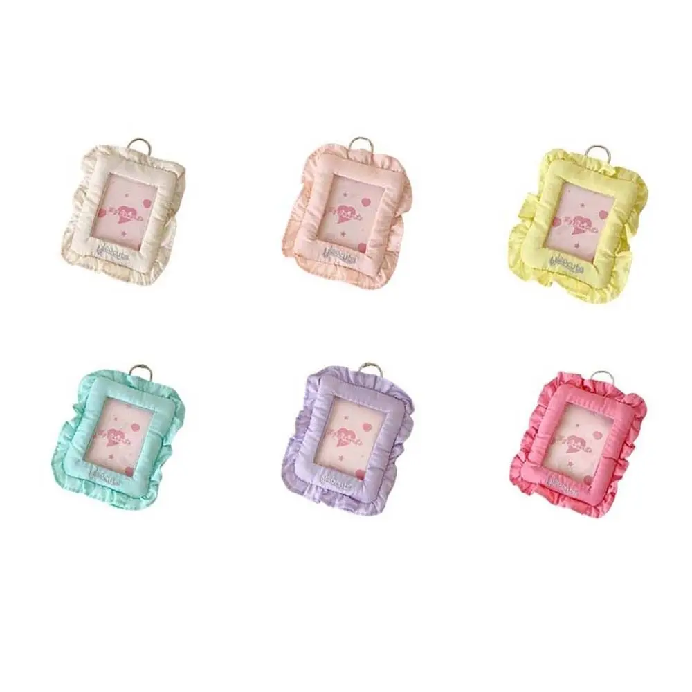 Hanging Korean Photocard Holder With Keychain Korean Style Photo Photocard Frame Picture Decoration Idol Card Display Protector