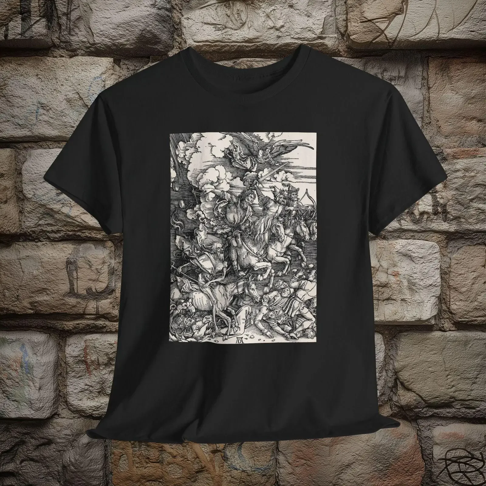 Truimph of Death Triomphe de la Mort Albrecht Durer T Shirt vintage Washed graphic Stylish Stretched Breathable Comfortable
