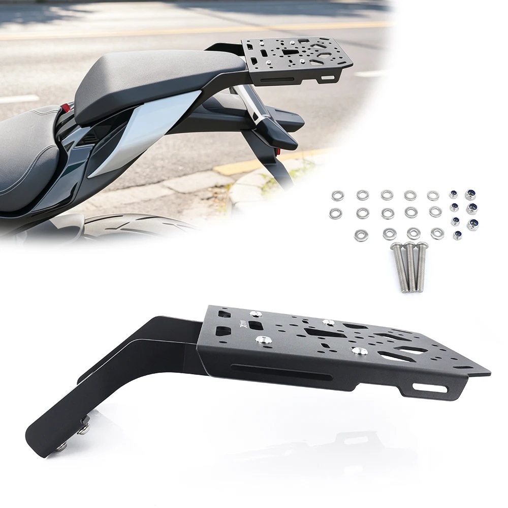 Rear Luggage Rack Motorcycle Carrier Case Support Holder Bracket For 675 SR / SR-R 675 SS 2024-2026 675 NK 2025-2026 For CFMOTO