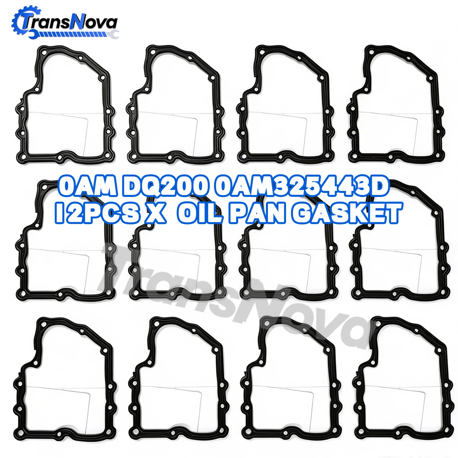 TransNova 12PCS 0AM DQ200 DSG 7 Transmission Gasket 0AM325443D Speed Gearbox For  Audi VW Golf 7 Skoda SEAT