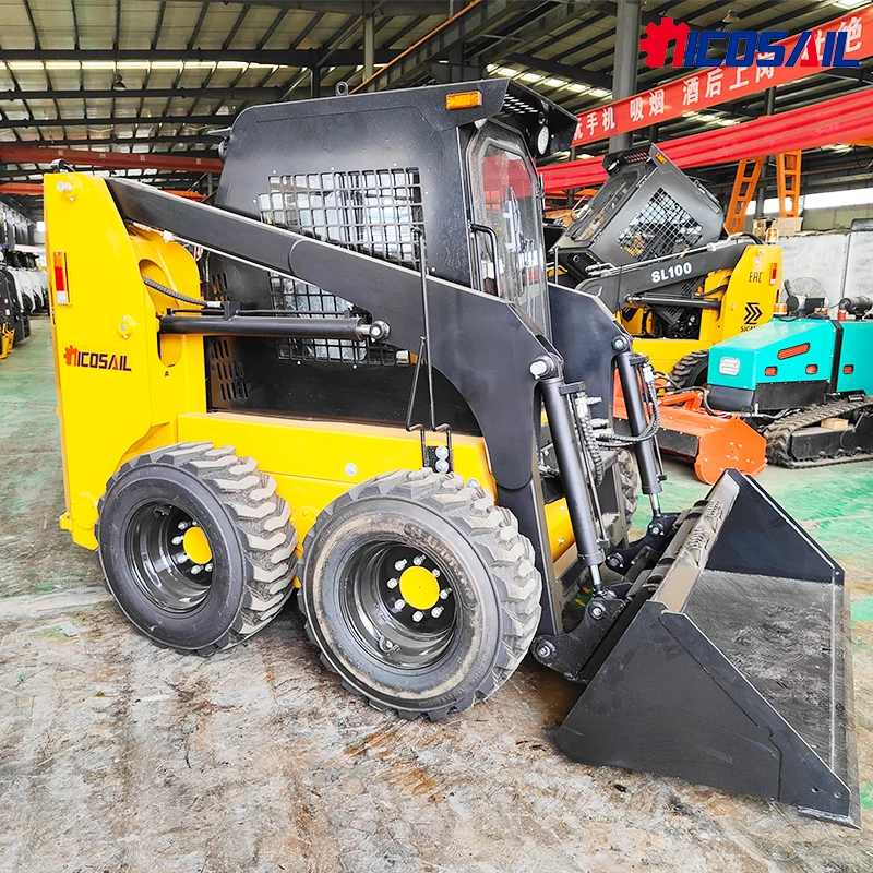 

Быстрая доставка Kubota Двигатель с бортовым поворотом Колесный погрузчик Многофункциональный гидравлический компактный ковш евро 5/EPA 0,12 м