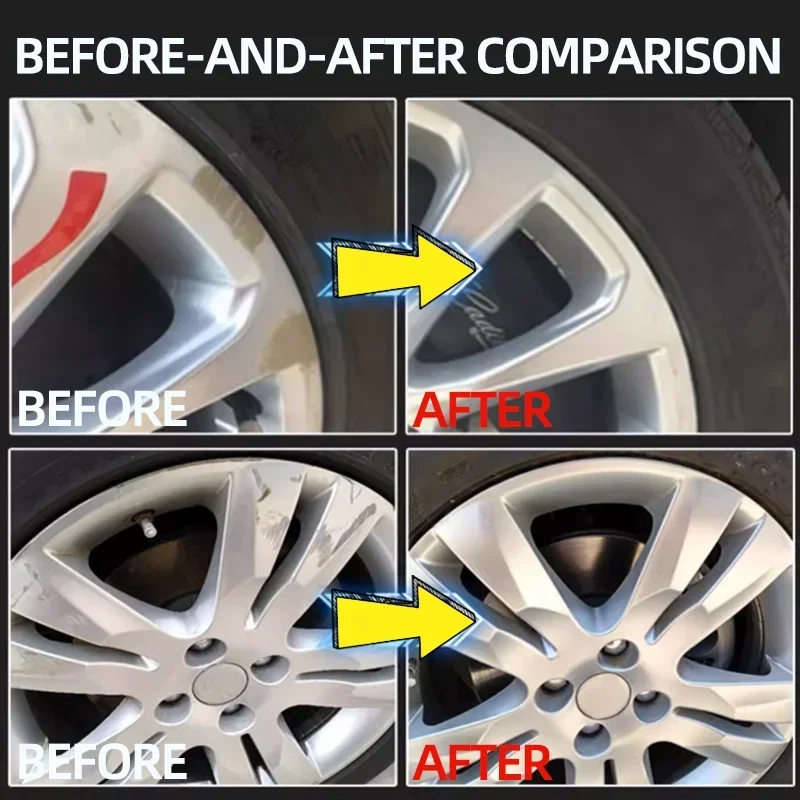 車のメンテナンスを強化するための研磨ペーストを備えたプレミアムホイールハブ修理キット、引っかき傷、錆、フェード除去剤